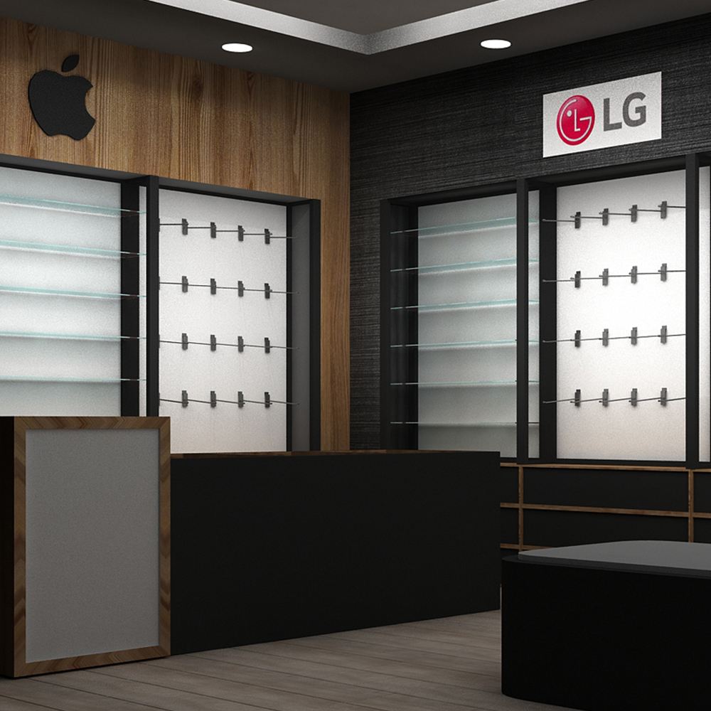 GSM-Showroom Innenarchitektur